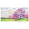 Designart - Purple Spring Landscape - Floral Art Canvas Print